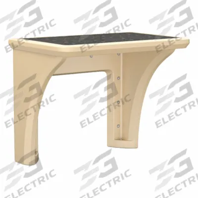 CORTECH Wall-Mount Desk: Sand, 29 in Overall Ht, 36 in Overall Wd, 24 in Overall Dp - Wall-Mount Desks with Laminate Top