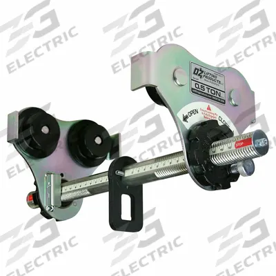 OZ LIFTING PRODUCTS Push Beam Trolley: Push - Push Trolleys for Hoists