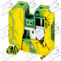SCHNEIDER Terminal Block: DIN Rail Mounting Type, Screw Clamp Wire Termination, 2 Wire Terminals (MPN NSYTRV352PE). Key specifications — Brand: SCHNEIDER; For Minimum Wire Size: 14 AWG.