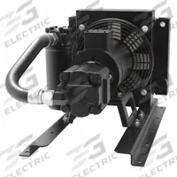 AKG Forced Air Oil Cooler: 9 hp Heat Removed, 1.5 cu in, 11.3 gpm Max. Flow, 208 to 230/460V AC (MPN AP21-P-F). Key specifications — attr98920: AKG; attr96097: 208 to 230/460V AC.