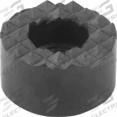 KIPP Counterbored Insert w/Flat Face: 20 mm Dia, 5.5 mm Bore Dia, 12 mm Ht, Serrated (MPN K0385.12012). Key specifications — Brand: KIPP.