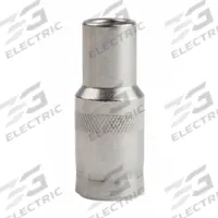 LINCOLN ELECTRIC Nozzle: 1/2 in, Bottleneck, Flush, Threaded (MPN KP3160-1-50F). Key specifications — Manufacturer Part Number: KP3160-1-50F; Nozzle to Tip Relationship: Flush; For Contact Tip Series: Magnum Pro 350A; Brand: LINCOLN ELECTRIC.