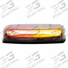 CODE 3 Mini Light Bar: Emergency Vehicle Mini Light Bar, Amber/Red, 40.8 W Watt, Clear, LED, IP65 (MPN C5550CRA). Key specifications — Brand: CODE 3; Lens Color: Clear; Number of Flash Patterns: 91; Installation Type: Permanent; Operating Voltage: 12-24V DC.