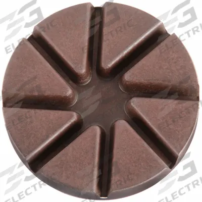 HUSQVARNA Transitional Pad: 100 Grit, Red, 5 Segments, Concrete, Clockwise/Counterclockwise - Transitional Pads