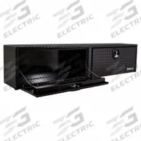BUYERS PRODUCTS Top Sider: Topside Truck Box, Double Drop-Down Doors Lid, T-Handle Compression (MPN 1721564). Key specifications — Brand: BUYERS PRODUCTS; Color: Gloss Black; Lock Type: Keyed.