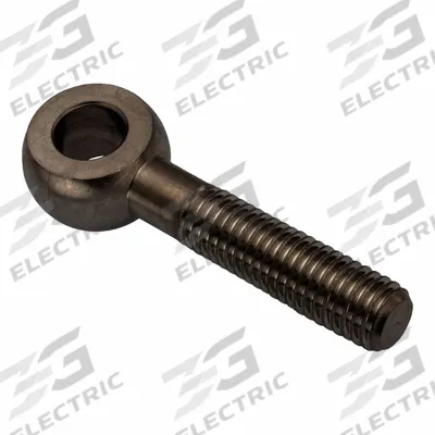 AMPG Fixed Rod End: Steel, Black Oxide, 100 mm Hole Center-to-End Lg, Right Hand - Steel Male Threaded Fixed Rod Ends