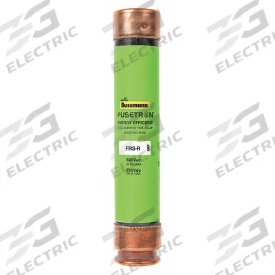 BUSSMANN Fuse: Class RK5, FRS-R Series, Time-Delay, 500 mA, 600 V AC, 300 V DC - Time-Delay Cylindrical Fuses