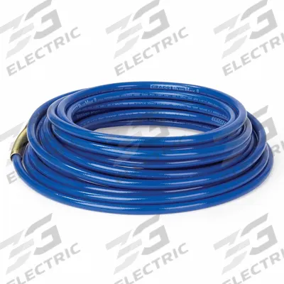 GRACO COUPLED HOSE: 3/16 in Inside Dia, 50 ft Overall Lg, Nylon, Nylon - Paint Sprayer Hoses