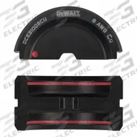 DEWALT Die Set: For DCE310, U-Die, #8 AWG Copper U-Die (MPN DCE31008CU). Key specifications — attr534228: U-Die; attr534229: DCE310; attr551983: Die Set; attr551985: #8 AWG Copper U-Die.