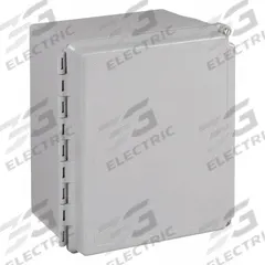 HOFFMAN Enclosure: Fiberglass, 10 in x 8 in x 6 in, NEMA 12/13/4/4X, Solid Cover, Hinged (MPN A1086CHSCFG). Key specifications — Brand: HOFFMAN; Closure Method: Screws; Enclosure Material: Fiberglass; Knockouts: Not Included.