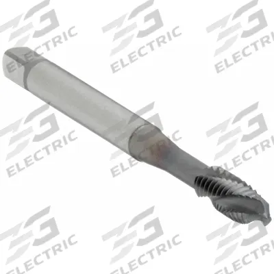 OSG Spiral Flute Tap: #2-56 UNC, H2 / 2B-3B, 2 Flute, Plug Chamfer - Spiral-Flute Taps for Nickel & Titanium