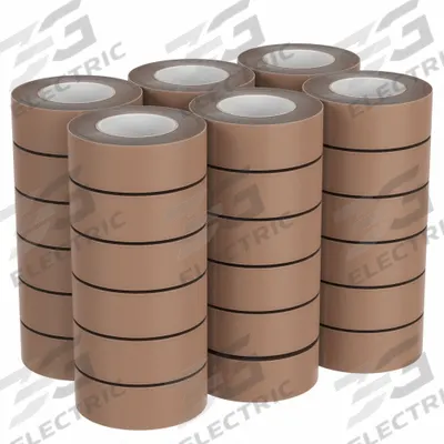 SHURTAPE Carton Sealing Tape: 1.9 mil Tape Thick, 2 in x 55 yd, Tan - Rubber Packing Tape for Recycled Boxes