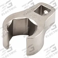 TEKTON Crowfoot Wrench: Steel, Satin Nickel, 3/8 in Drive Size, 11/16 in Head Size, 6 Points (MPN WCF15219). Key specifications — attr309661: Steel; attr309662: Satin Nickel; attr324934: TEKTON.