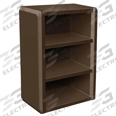 CORTECH Open Chest: Brown, 42 in Overall Ht, 30 in Overall Wd, 18 in Overall Dp - Shelving Units