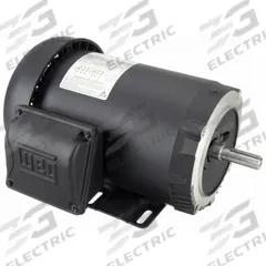 WEG General Purpose Motor: C-Face/Rigid Base Mount, Totally Enclosed Fan Cooled, 1 1/2 hp, 3,520 RPM (MPN 00156ET3E56C-S). Key specifications — Brand: WEG; Nameplate Voltage @ 60 Hz: 230/460V AC; Full Load Current @ 60 Hz: 3.74/1.87 A; Nameplate RPM @ 60 Hz: 3,520 RPM; Motor Enclosure: TEFC.