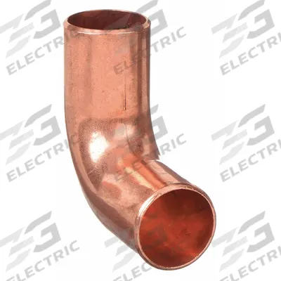 STREAMLINE Sweat Fitting Elbow: 3/4 in CTS x 3/4 in CTS, FTG x FTG, No Center Stop - Wrot Copper Tube Fittings