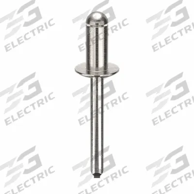 APPROVED VENDOR Blind Rivet,1 44/53" L,1/4" dia,PK100: Inch, 1 53/64 in Overall Lg, 1/2 in Body Lg - Domed-Head Blind Rivets