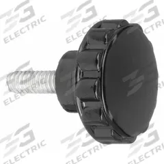 DAVIES Hand Knob: Fluted, Thermoset, 1/4"-20 Thread, 50 mm Thread Lg, 1.5 in Dia (MPN 3009-U). Key specifications — Brand: DAVIES.