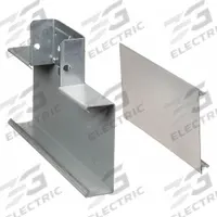 LEGRAND Full Capacity Tee: 4000, 1 3/4 in Ht, 4 3/4 in Raceway Wd, Steel, Gray (MPN G4015). Key specifications — attr1038: LEGRAND; attr1057: Steel; attr1135: Full Capacity Tee; attr1039: 4000; attr1046: For Branching Raceway at Right Angles, Join to Raceway Run with Two Pair of 4001A Couplings, Use with Undivided Raceway Only; attr1044: Gray; attr1136: Tee.