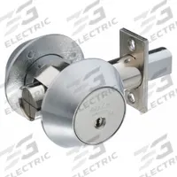 ABLOY Deadbolt Lock: Cylindrical, 1 3/4 in Door Thick - Max, Chrome (MPN ME151T 625-KA). Key specifications — ADA Compliant: No; Brand: ABLOY; Cylinder Core Type: Conventional Core Cylinder; Finish: Bright Chromium-Plated; Keyway Type: Protec2; Visual Indicator Message: No Message; Includes Core: Core Included; Ligature Resistance: Not Ligature-Resistant.
