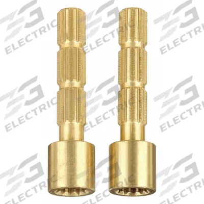 KISSLER Stem Extension: For Stem Extender Series, Brass, Brass, (2) Stem Extensions - Faucet Stems, Spindles, Filters & Cartridge Parts