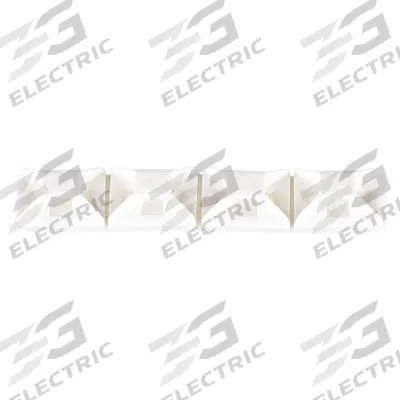PANDUIT Cable Tie Mounting Base: 0.12 in Slot Wd, 0.06 in Slot Ht, White, 0.5 in Wd - Adhesive Mount Cable Tie Bases