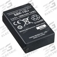 STANDARD HORIZON Radio Battery: Fits Std Horizon, For HX870 Series, 1,800 mAh, Lithium Ion, SBR-13LI. Key specifications — Manufacturer Part Number: SBR-13LI; Brand: STANDARD HORIZON; Compatible Radio Brand: Standard Horizon; Battery Type: Lithium Ion; Waterproof: No; Compatible Radio Series: HX870; Compatible Radio Type: Handheld; Compatible Radio Manufacturer Model Number: HX870.