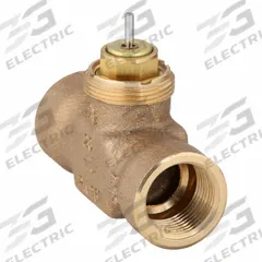 Hydronic Globe Valve: 2-Way, 4.9 CV Flow, 3/4 in Female NPT, Brass Body, Stainless Steel Stem (MPN V5862A2070). Key specifications — Manufacturer Part Number: V5862A2070; Brand: HONEYWELL; Seat Material: Brass; Specific Valve Action: Stem Down to Close.