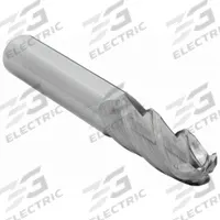 CLEVELAND Ball End Mill: Carbide, 4 Flute, 7/16" Mill Dia, 2" LOC, 4" OAL (MPN C63557)
