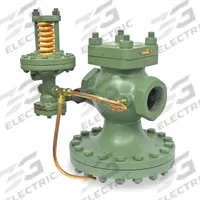 SPENCE Pilot-Operated Pressure Regulator: NPT x NPT, 1 1/4 in x 1 1/4 in, Cast Iron, 450°F (MPN E-C1F9A1B1AN1). Key specifications — Brand: SPENCE.