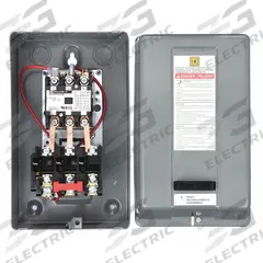 SQUARE D Definite Purpose Magnetic Motor Starter: Non-Reversing, 3 Poles, 30 A, 480V AC Coil (MPN 8911DPSG33V06). Key specifications — Brand: SQUARE D; Thermal Units Required: 3 Thermal Units Required (Not Included).
