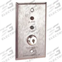 AIR PRODUCTS AND CONTROLS Remote Alarm Accessory: 24V DC, Surface, Single Gang Box Mounting, Gray (MPN MS-KA/P/R). Key specifications — Current Rating: 15 mA @ 24V DC (Pilot LED); Standards: UL 268; Brand: AIR PRODUCTS AND CONTROLS; Mounting Location: Surface; Mounting Style: Single Gang Box; Visual Indicators: Alarm; Voltage Rating: 24V DC.