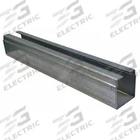 DAYTON Festoon Support Bracket: 42 in Overall Lg (MPN 33N238). Key specifications — Brand: DAYTON; Compatible I-Beam Size: C32 x 30 x 1.5; Material: Galvanized Steel; Product Type: C-Track; Compatible with Grainger Part Number: 33N238.