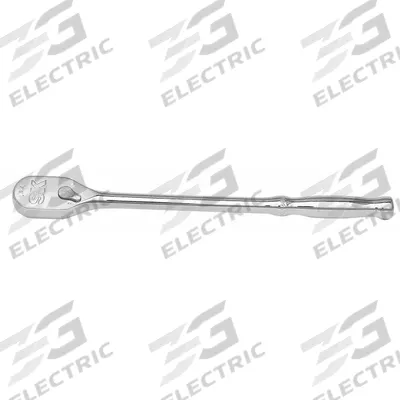 SK PROFESSIONAL TOOLS Hand Ratchet: Pear, Reversible, 8 in Overall Lg, Chrome - Standard-Head Ratchets