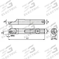 WIDIA Indexable Boring Bar: GSBIW31243R (MPN 2828145). Key specifications — attr257292: GSBIW31243R.