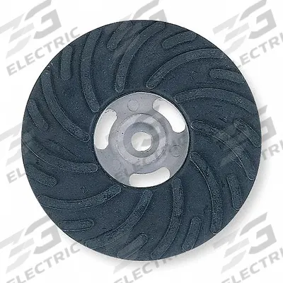 NORTON Fiber Disc Backup Pad: 9 in Dia, 5/8"-11 Threaded Hole - Air-Cooled Fiber Disc Backing Pads