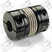 RULAND MANUFACTURING Bellows Coupling: 1 1/4 in Bore Dia 1, 30 mm Bore Dia 2, 10,000 RPM Max Speed (MPN BC50-1-1/4"-30MM-A). Key specifications — attr666189: Yes; attr666180: Stainless Steel; attr85397: RULAND MANUFACTURING; attr666234: Inch to Metric Bore; attr923681: Different Bore Dimensions.