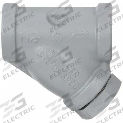 MUELLER STEAM SPECIALTY Y Strainer: 2 in, NPT, Perforated, 0.062 in Screen Size - Carbon Steel Y Strainers