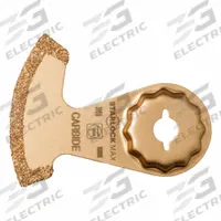 FEIN Oscillating Scraper Blade: 3 9/16 in Blade Wd, Carbide, Starlock Max Connection, 1 Pieces (MPN SLM-241-1PK). Key specifications — attr1097676: FEIN; attr1097658: Carbide; attr1097655: Semi-Circular.