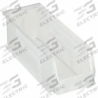 AKRO-MILS Hang and Stack Bin: 4 1/8 in x 10 7/8 in x 4 in, Clear, Label Holder Included, 30224SCLAR. Key specifications — Electrostatic Discharge: Not Electrostatic Discharge Conductive; Brand: AKRO-MILS; % Recycled Content: 0%.