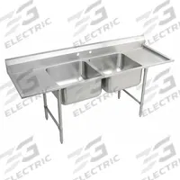 ELKAY Scullery Sink: 2 Bowls, 42 1/4 in Overall Ht, 77 1/4 in Overall Lg, 29 3/4 in Overall Wd (MPN RNSF8236LR2). Key specifications — Brand: ELKAY.