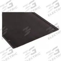 NATIONAL GUARD Reinforced Safety Seal: 8 ft Lg, 10 in Wd, 3/16 in Ht (MPN 1000RDKB-10X96). Key specifications — Insert Material: Neoprene; Flange Material: Aluminum; Brand: NATIONAL GUARD.