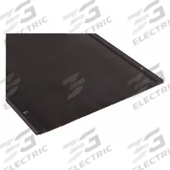NATIONAL GUARD Reinforced Safety Seal: 8 ft Lg, 10 in Wd, 3/16 in Ht (MPN 1000RDKB-10X96). Key specifications — Insert Material: Neoprene; Flange Material: Aluminum; Brand: NATIONAL GUARD.