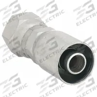 WEATHERHEAD Hydraulic Crimp Fitting: Steel x Steel, Straight, -8 For Hose Dash Size, Swivel, 5 PK (MPN 08E-608). Key specifications — Fitting Gender: Female x Genderless; Fitting Connection Type: JIC x Crimp; Thread Size: 3/4"-16; For Hose Dash Size: -8; Brand: WEATHERHEAD.