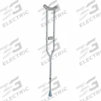 DYNAREX Crutches: 1,000 lb Load Capacity, Silver (MPN 10106). Key specifications — Brand: DYNAREX; Includes: Cushioned Underarm Pad; Intended Patient: Adult; Color: Silver.
