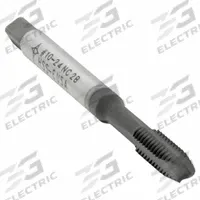 CLEVELAND Spiral Point Tap: #10-24 UNC, 2B, 3 Flute, Plug Chamfer, Hardlube Coated Cobalt (MPN C96010)