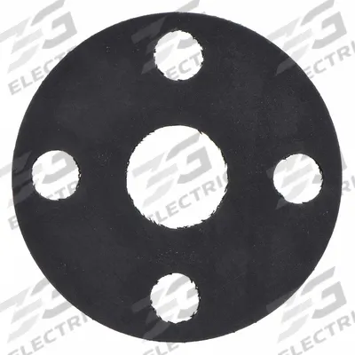 APPROVED VENDOR Full Face Flange Gasket: Class 150, Neoprene, For 1 in Pipe, 1/8 in Thick - Neoprene Full-Face Gaskets