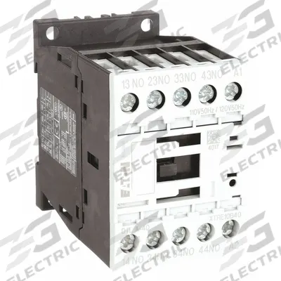 EATON Control Relay: DIN-Rail Relay Mounting, 120V AC Coil Volt, 4NO - DIN Rail-Mounted Relays