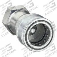 AEROQUIP Hydraulic Quick Connect Hose Coupling: 3/8 in Coupling Size, Steel, 23 lpm Max. Flow Rate (MPN 5601-6-6S). Key specifications — Body Material: Steel; Thread Size: 3/8"-18; Coupling Locking Type: Sleeve; Brand: AEROQUIP.