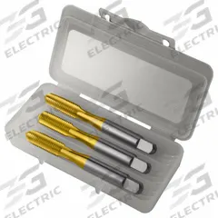 CLEVELAND Tap Kit: M12x1.25 Metric, D5 / 6H, 4 Flute, TiN Coated High Speed Steel (MPN C84271). Key specifications — attr1300563: One Each Taper, Plug, and Bottoming.